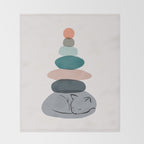 Cat Landscape 58 Throw Blanket Gallery Image 2