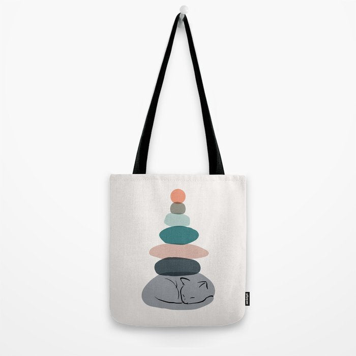 Cat Landscape 58 Tote Bag Gallery Image 2