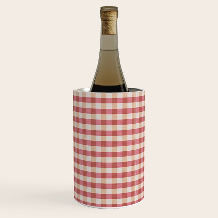 Cozy Gingham in Pink Wine Chiller Gallery Image 1