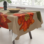 Pomegranate Botanical Art 1 Tablecloth Gallery Image 3