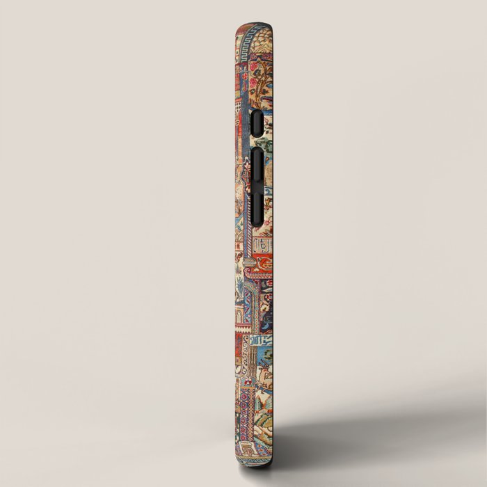 Golden Nature Antique Persian Kashmar iPhone Case Gallery Image 2