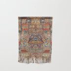Golden Nature Antique Persian Kashmar Wall Hanging Gallery Image 1