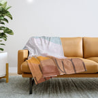 Abstract Landscape III  Throw Blanket Gallery Image 1