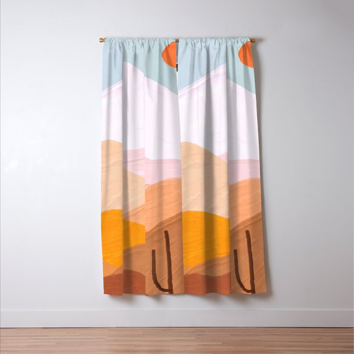 Abstract Landscape III  Window Curtain Gallery Image 3