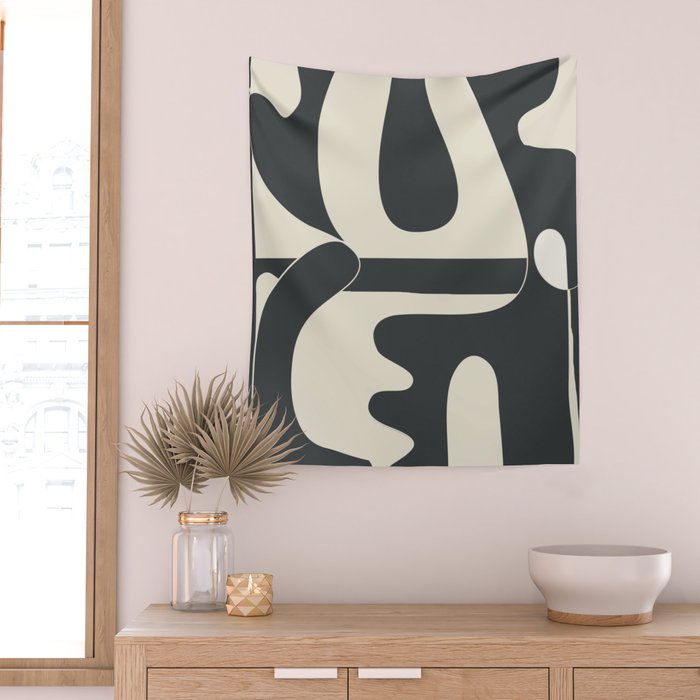 Shifting Silhouettes 1 Wall Tapestry Gallery Image 2