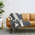 Shifting Silhouettes 1 Throw Blanket Gallery Image 1