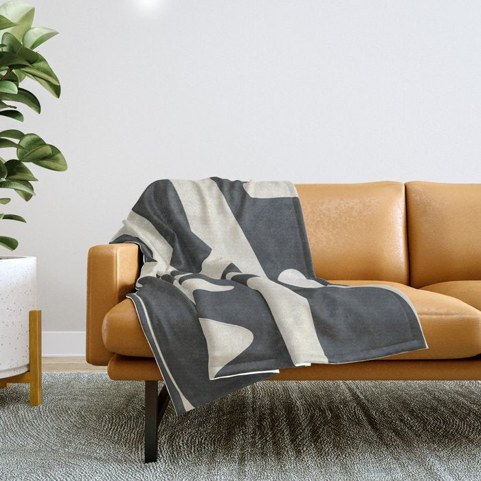 Shifting Silhouettes 1 Throw Blanket Gallery Image 1