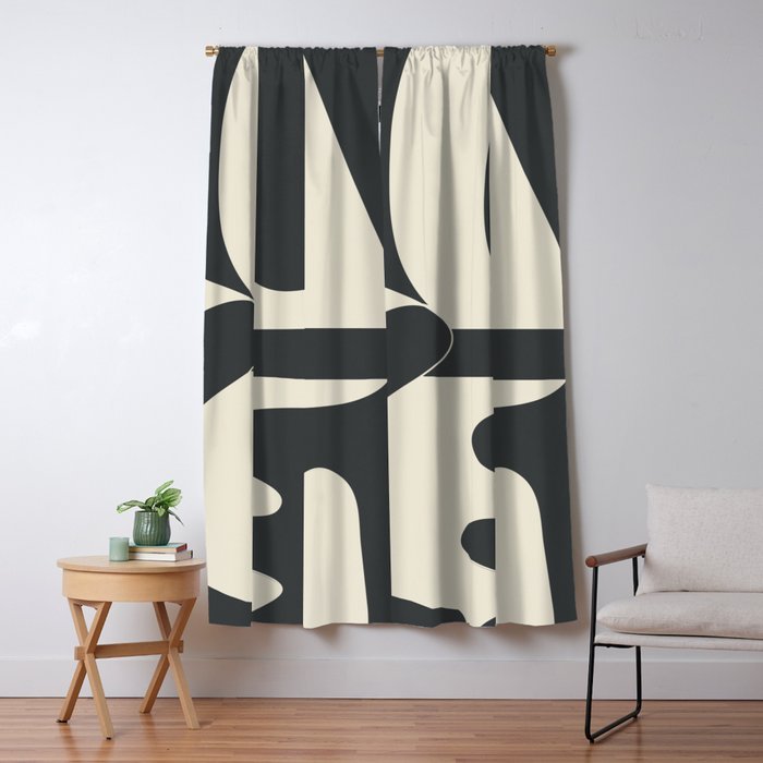 Shifting Silhouettes 1 Window Curtain Gallery Image 5