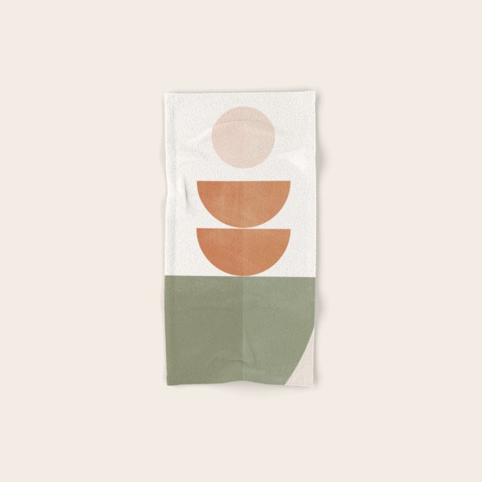 Minimal Geometric Shapes 174 Bath Towel Gallery Image 1