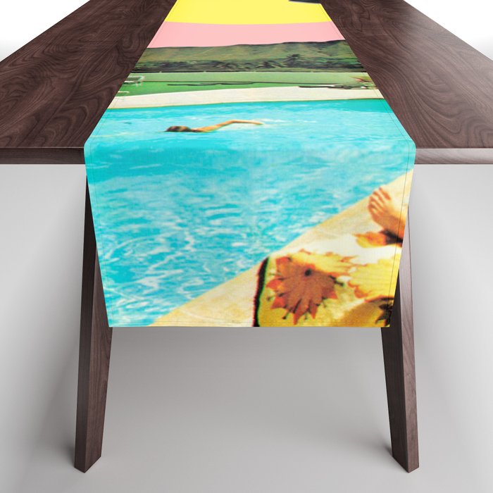Invasion on vacation (UFO in Hawaii) Table Runner Gallery Image 1