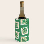 Vintage flower postage stamp pattern Wine Chiller Gallery Image 3