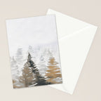 Watercolor Pine Trees 3 Stationery Card Gallery Image 2