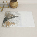 Watercolor Pine Trees 3 Rug Gallery Image 1