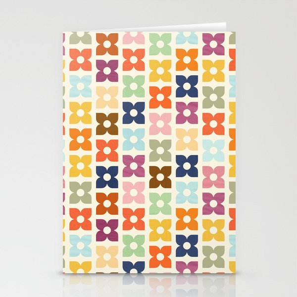 Retro Nostalgic Pastel Flowers Stationery Card Gallery Image 2