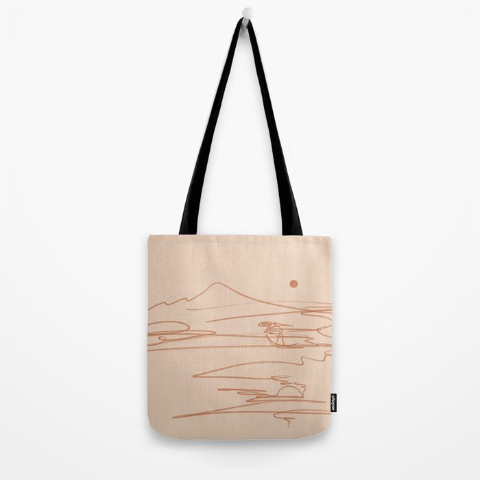 Line Mountain Sunset. Tote Bag Gallery Image 2