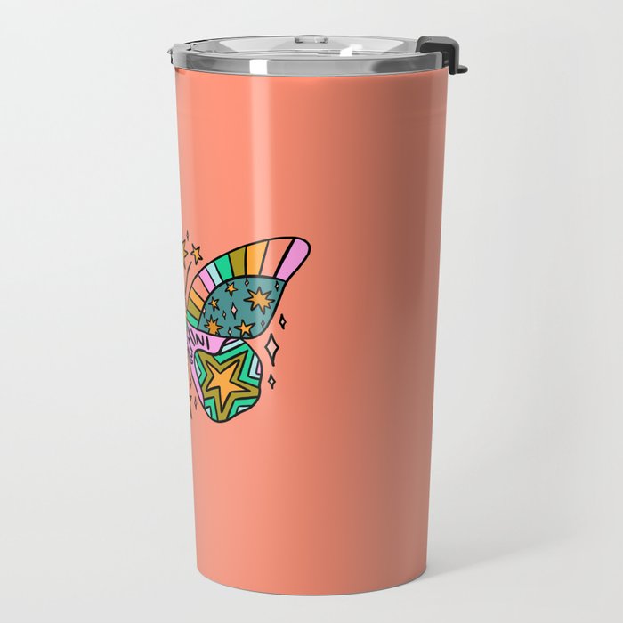 Gemini Butterfly Travel Mug Gallery Image 2