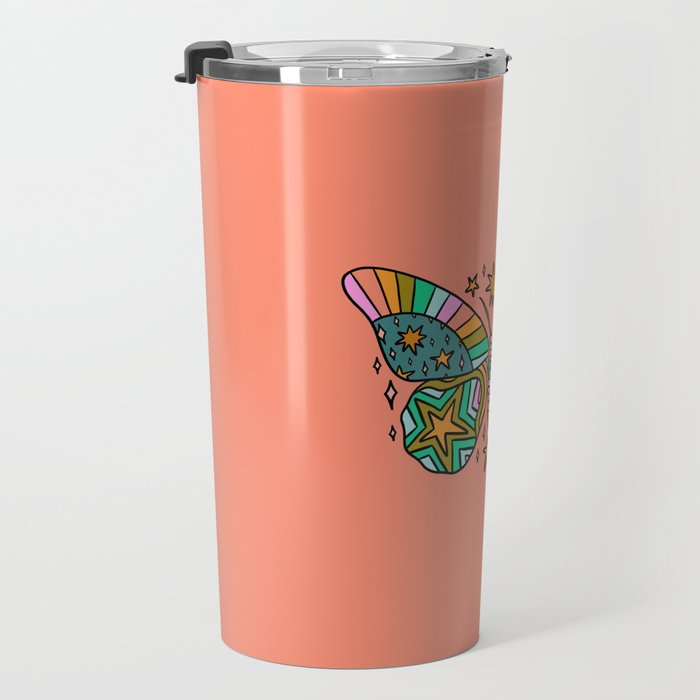Gemini Butterfly Travel Mug Gallery Image 3