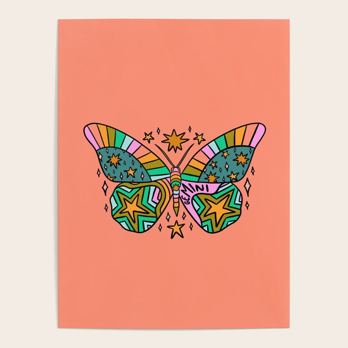 Gemini Butterfly Poster Gallery Image 1
