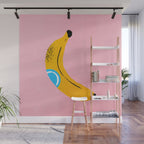 Banana Pop Art Wall Mural Gallery Image 1