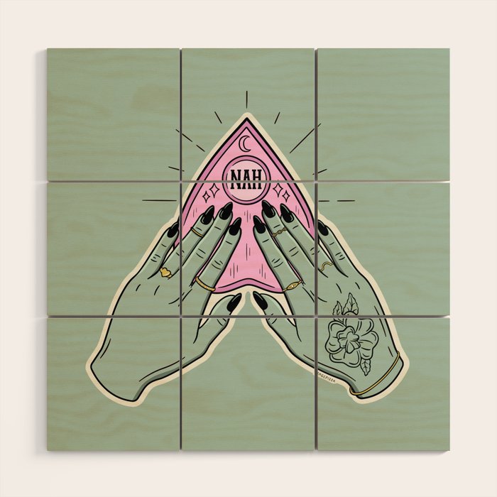 NAH PLANCHETTE Wood Wall Art Gallery Image 1