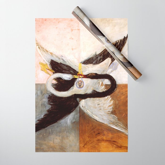 Hilma af Klint "The Swan, No. 24, Group IX-SUW, 1915" Wrapping Paper Gallery Image 1
