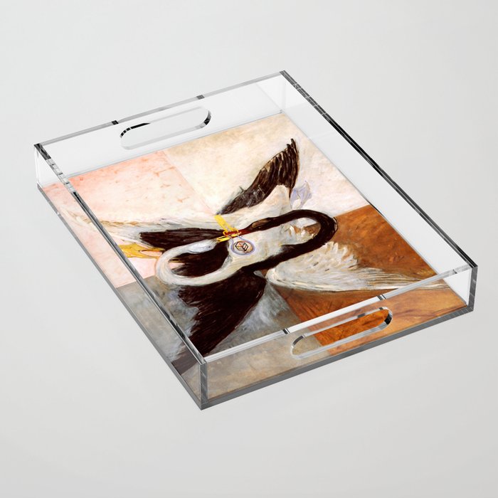 Hilma af Klint "The Swan, No. 24, Group IX-SUW, 1915" Acrylic Tray Gallery Image 1