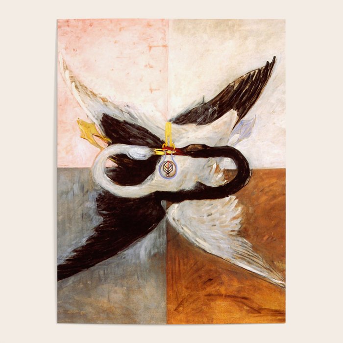 Hilma af Klint "The Swan, No. 24, Group IX-SUW, 1915" Poster Gallery Image 1