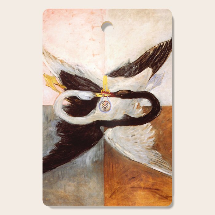 Hilma af Klint "The Swan, No. 24, Group IX-SUW, 1915" Cutting Board Gallery Image 1