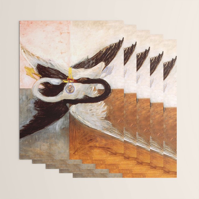 Hilma af Klint "The Swan, No. 24, Group IX-SUW, 1915" Wrapping Paper Gallery Image 3