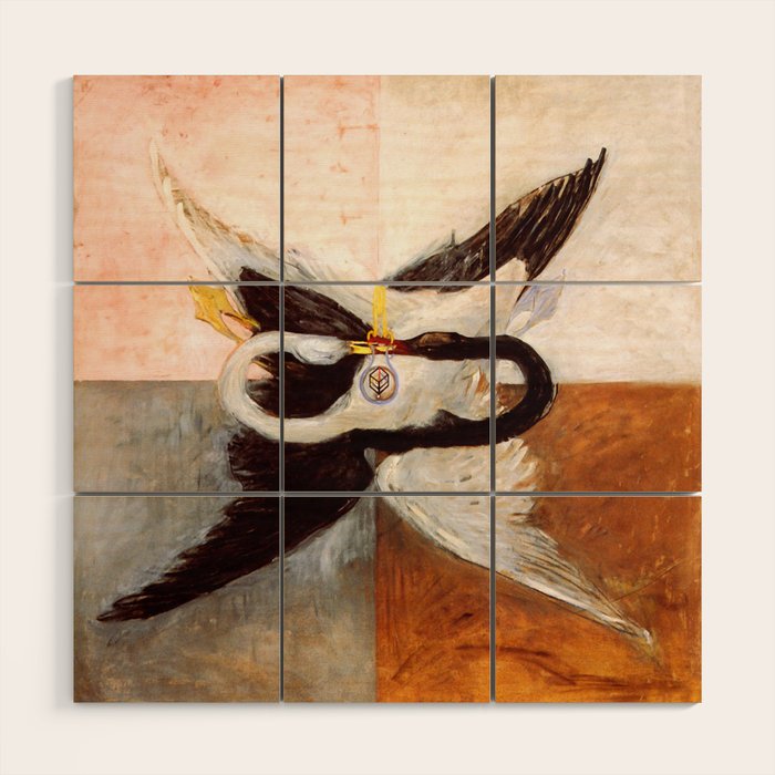 Hilma af Klint "The Swan, No. 24, Group IX-SUW, 1915" Wood Wall Art Gallery Image 1