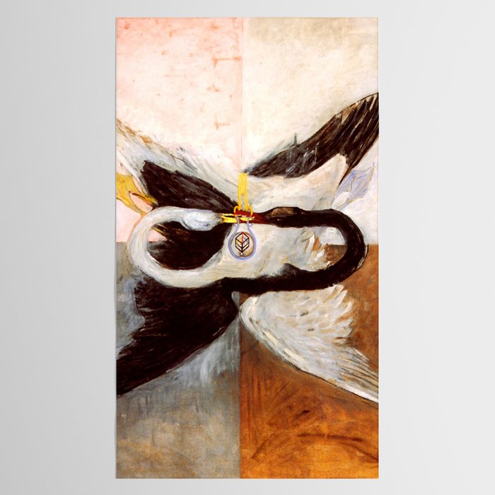 Hilma af Klint "The Swan, No. 24, Group IX-SUW, 1915" Tablecloth Gallery Image 2