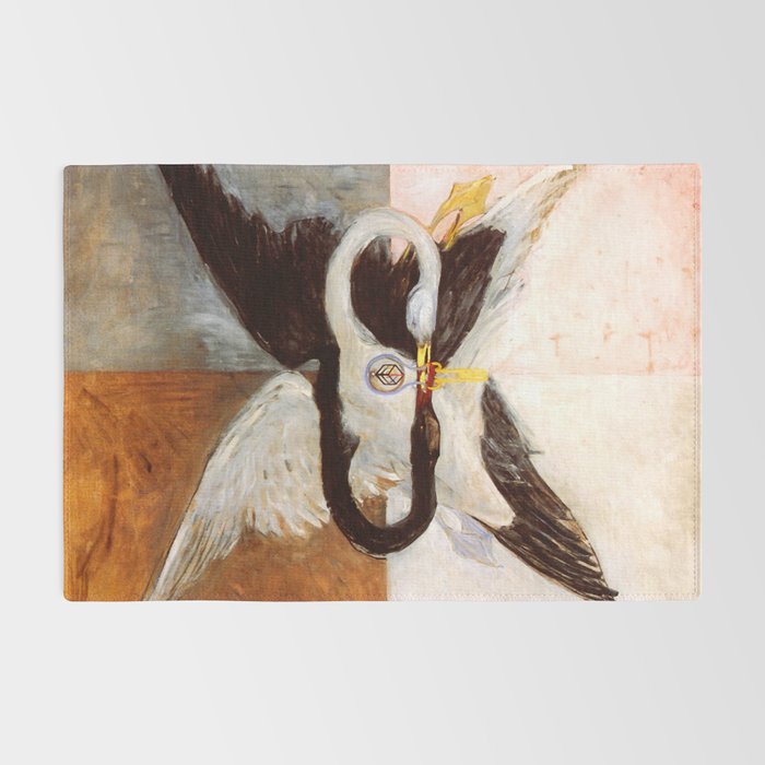 Hilma af Klint "The Swan, No. 24, Group IX-SUW, 1915" Rug Gallery Image 2
