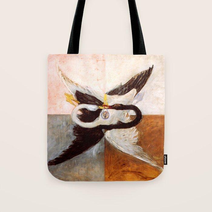 Hilma af Klint "The Swan, No. 24, Group IX-SUW, 1915" Tote Bag Gallery Image 1