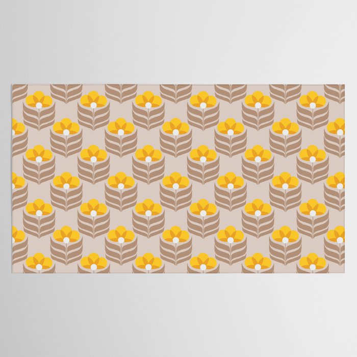 Sunny retro pattern no6 Tablecloth Gallery Image 2