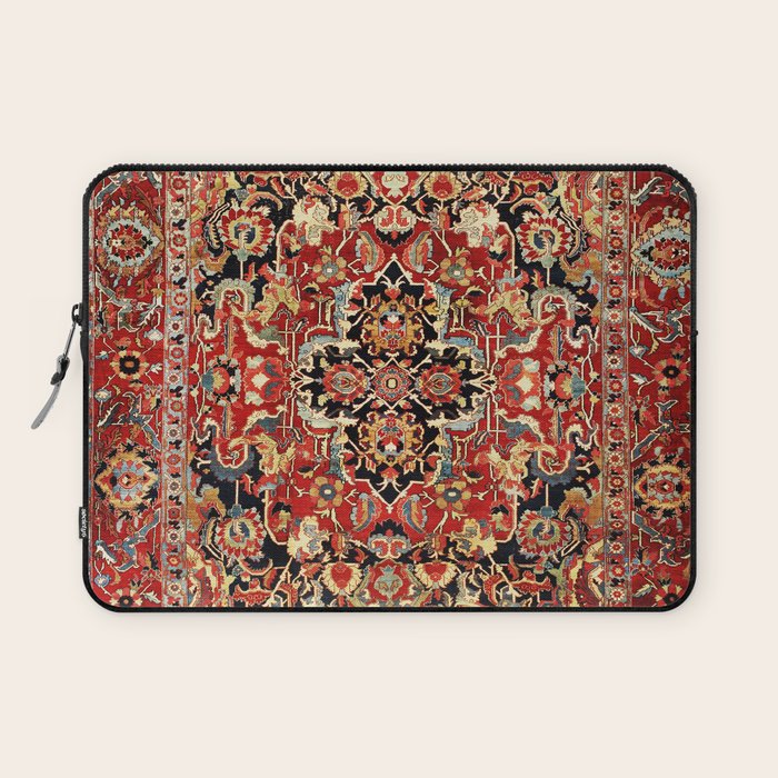 Heriz Northwest Persian Carpet Print Laptop Sleeve Gallery Image 1