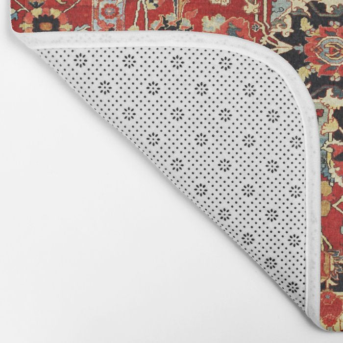 Heriz Northwest Persian Carpet Print Bath Mat Gallery Image 2