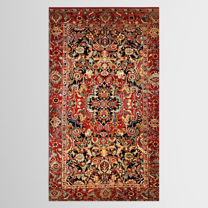 Heriz Northwest Persian Carpet Print Tablecloth Gallery Image 2