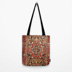 Heriz Northwest Persian Carpet Print Tote Bag Gallery Image 2