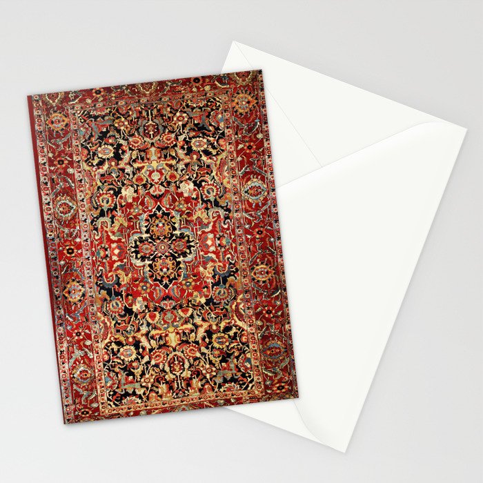 Heriz Northwest Persian Carpet Print Stationery Card Gallery Image 2