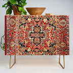 Heriz Northwest Persian Carpet Print Credenza Gallery Image 1