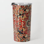 Heriz Northwest Persian Carpet Print Travel Mug Gallery Image 3