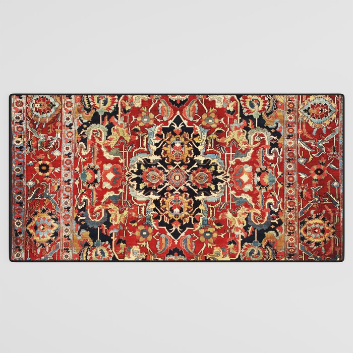 Heriz Northwest Persian Carpet Print Desk Mat Gallery Image 3