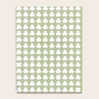 Clovers XXVI Natural Green Botanical Pattern Notebook Gallery Image 4