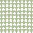 Clovers XXVI Natural Green Botanical Pattern Coffee Mug Gallery Image 2