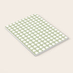 Clovers XXVI Natural Green Botanical Pattern Notebook Gallery Image 3
