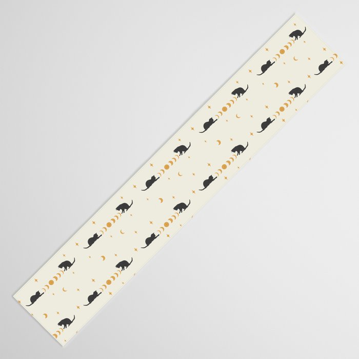 Cat and Moon 3 Table Runner Gallery Image 3