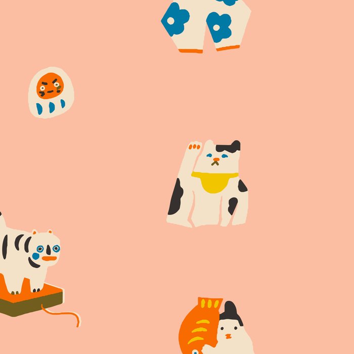 Japanese folk toys Coffee Mug Gallery Image 2