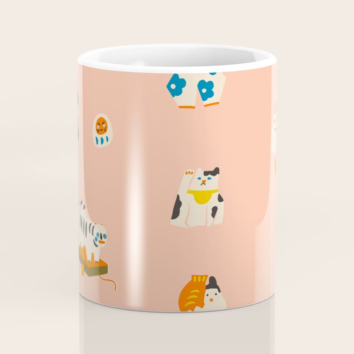 Japanese folk toys Coffee Mug Gallery Image 4