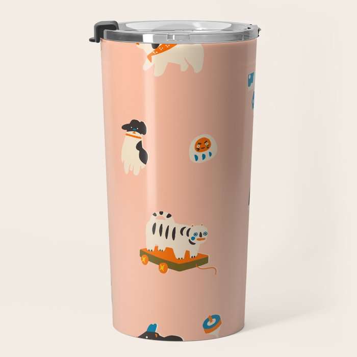 Japanese folk toys Travel Mug Gallery Image 3