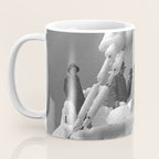 The fishing boat "New England" frozen in ice, winter, British Columbia, 1916 black and white vintage photograph by Leonard Frank Coffee Mug Gallery Image 3